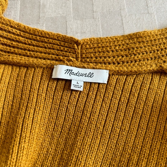 Madewell Nolan Ribbed Open Front Cozy Cardigan - Picture 8 of 11